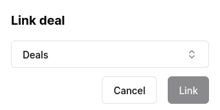 Linking an existing deal